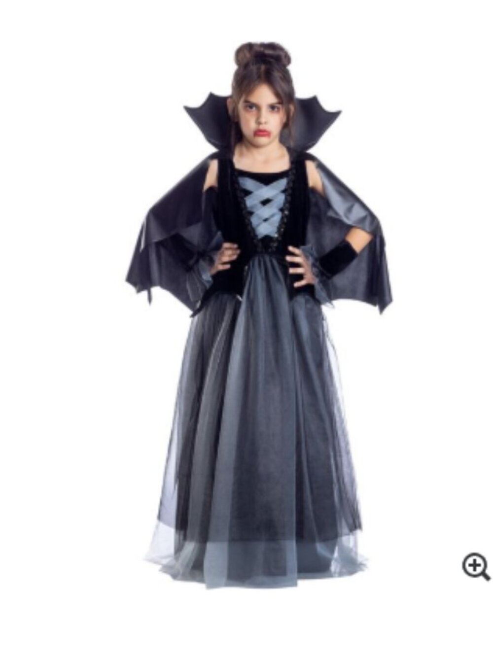 NWT "Dracula's Darling" girls' vampire Halloween costume size L(10/12)